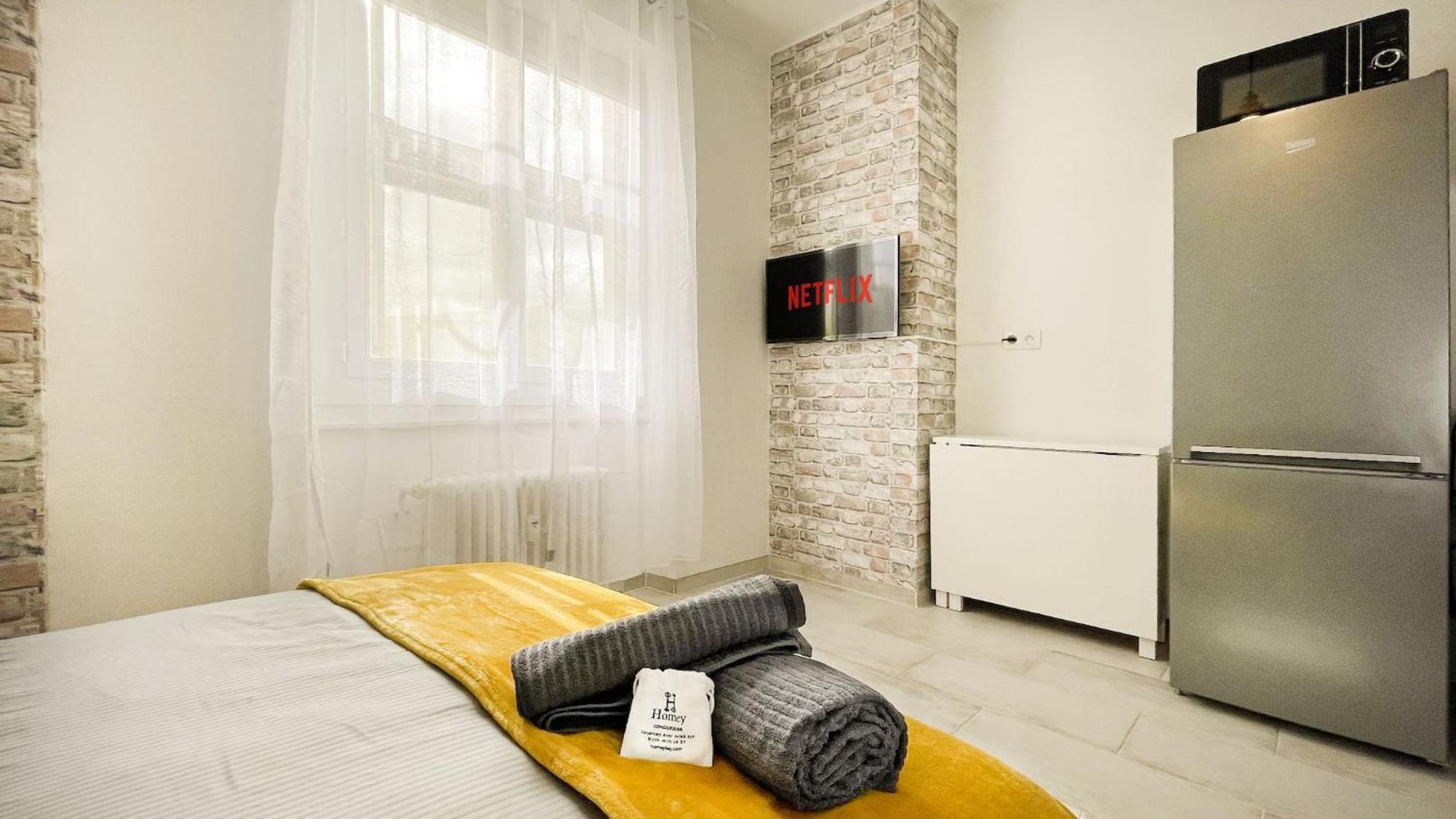Homey Keola - Parking Prive Gratuit - Aux Portes De Geneve - Au Pied Du Tram - Appartement Avec 1 Chambre Et Un Grand Salon Avec Un Canape-Lit Ambilly Exterior foto