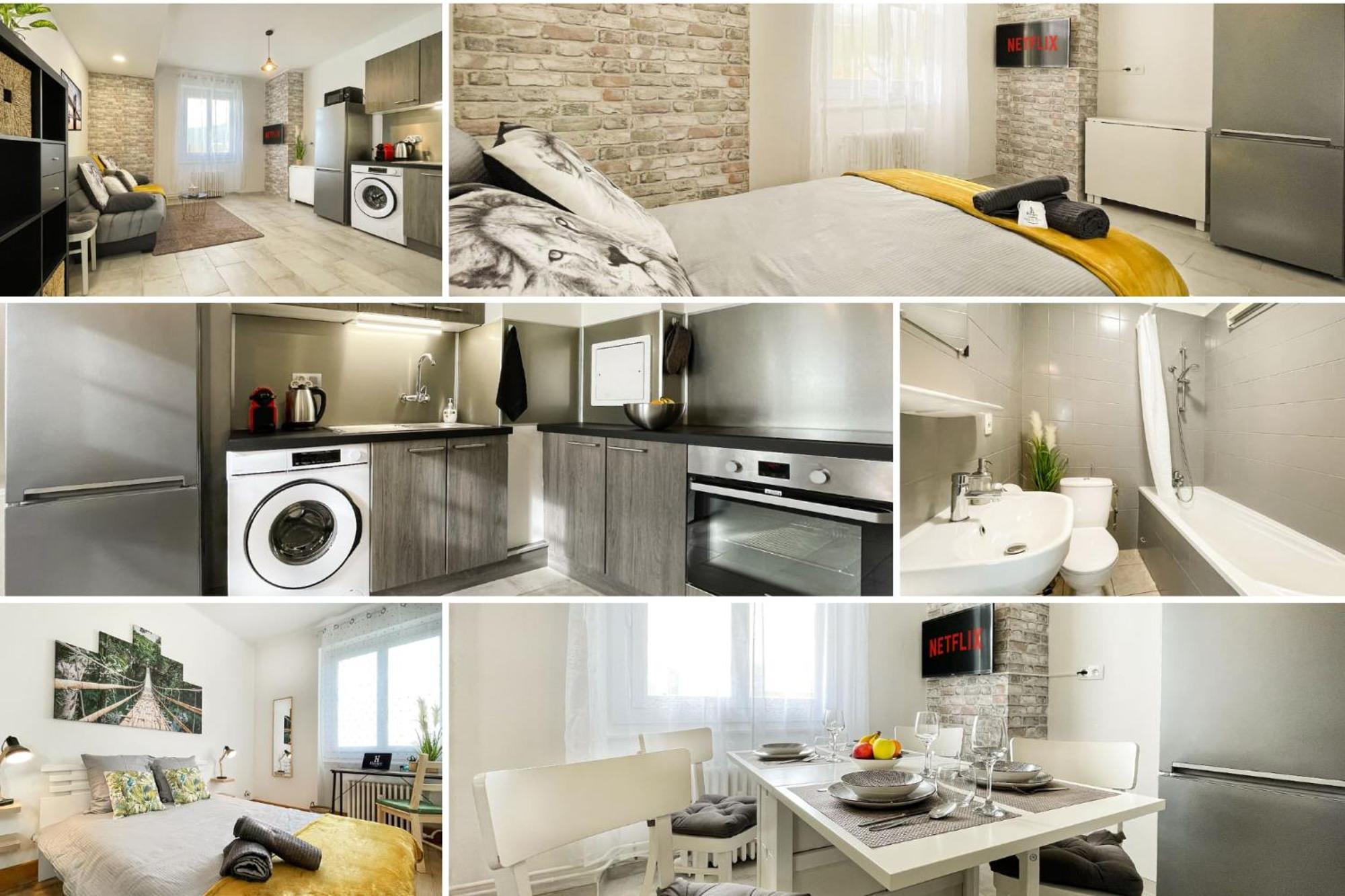 Homey Keola - Parking Prive Gratuit - Aux Portes De Geneve - Au Pied Du Tram - Appartement Avec 1 Chambre Et Un Grand Salon Avec Un Canape-Lit Ambilly Exterior foto