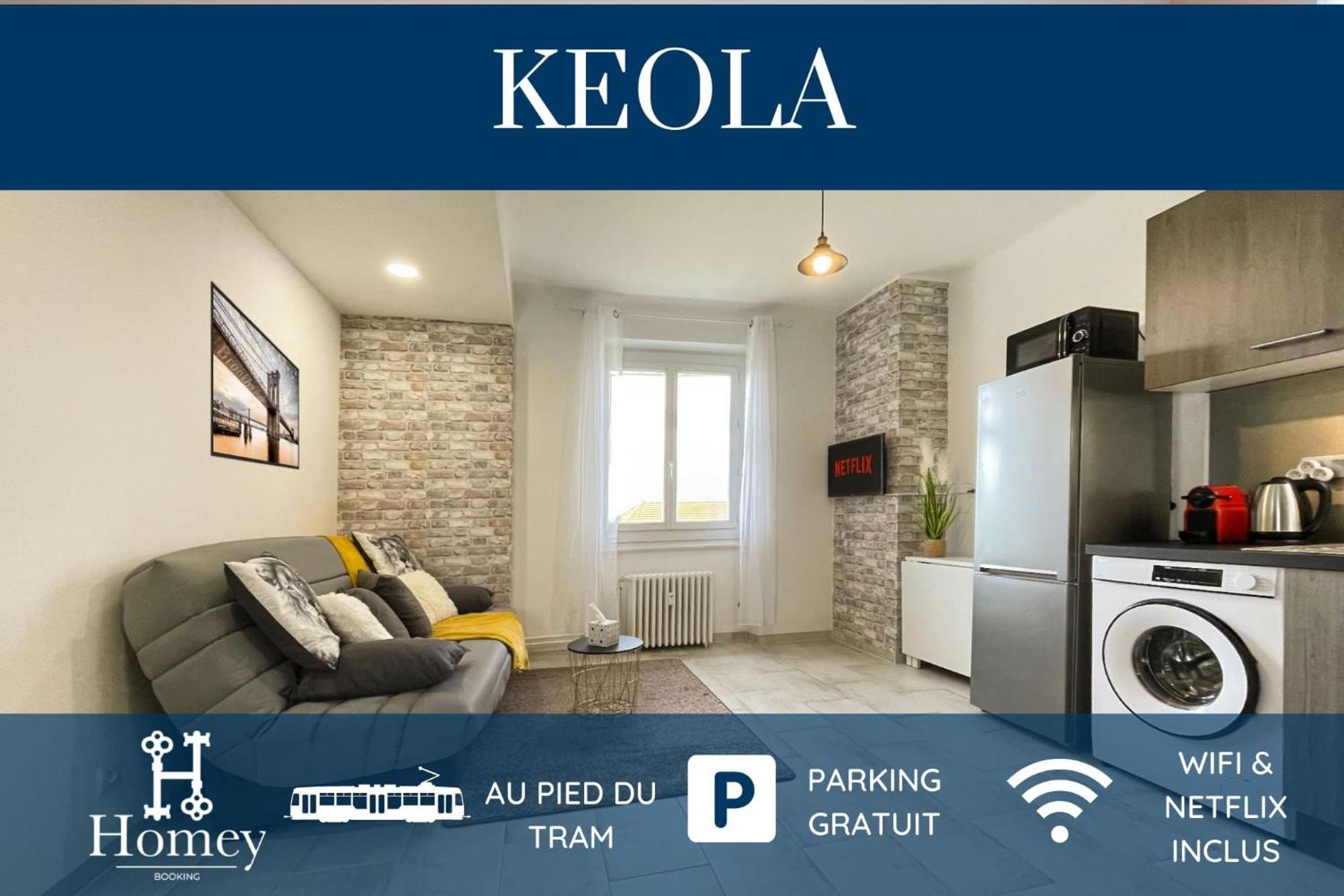 Homey Keola - Parking Prive Gratuit - Aux Portes De Geneve - Au Pied Du Tram - Appartement Avec 1 Chambre Et Un Grand Salon Avec Un Canape-Lit Ambilly Exterior foto